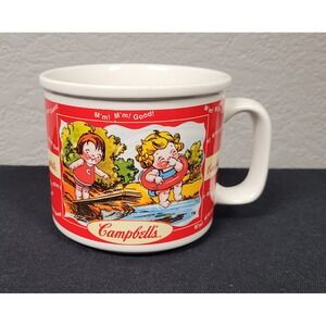 Houston Harvest Campbell's Kids Soup Mug Summertime/Swimming/Sitting on Fence